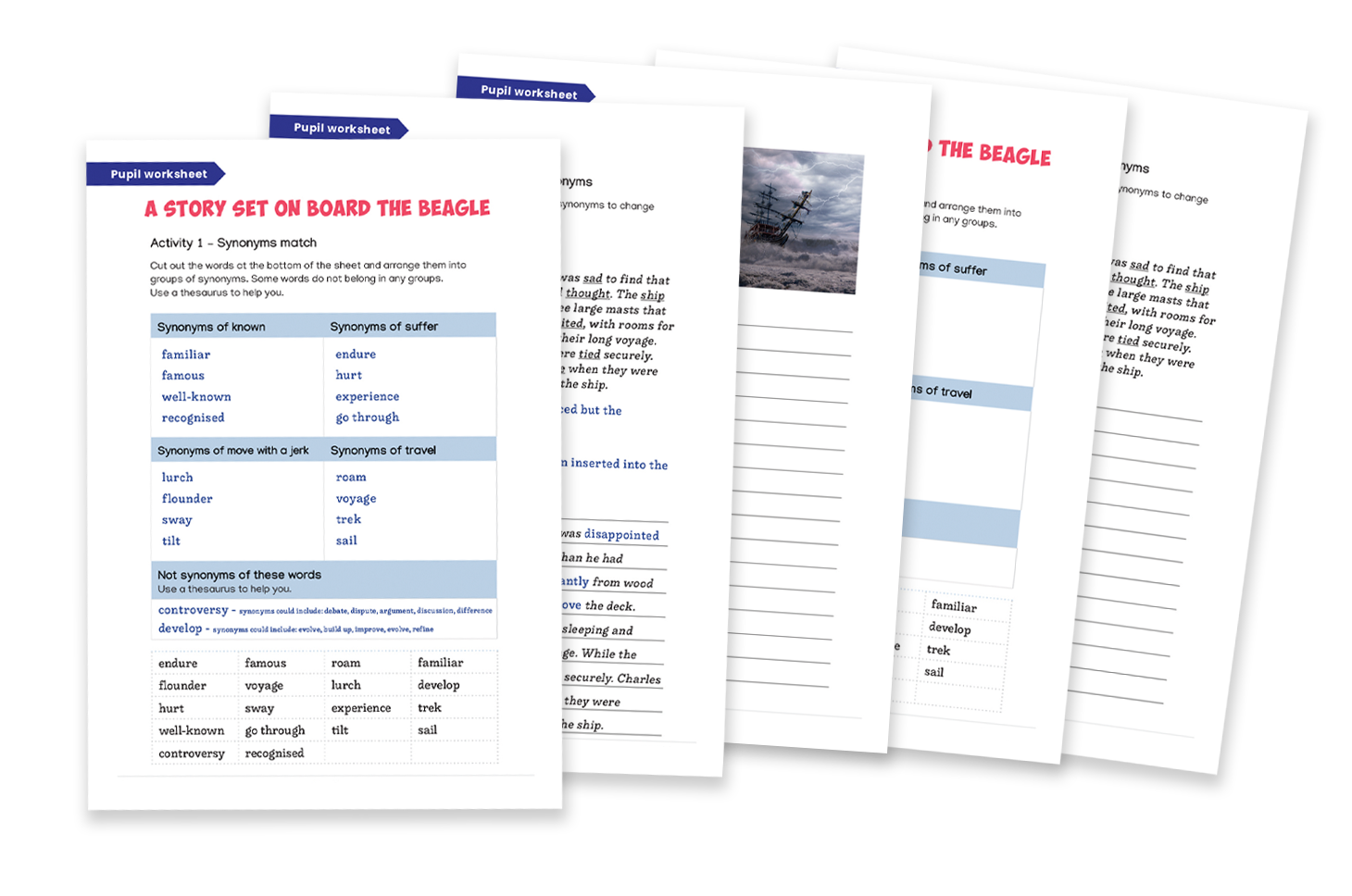 Activi﻿ty sheets